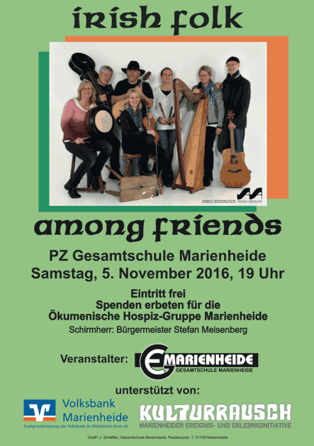 Irish Folk mit Among Friends